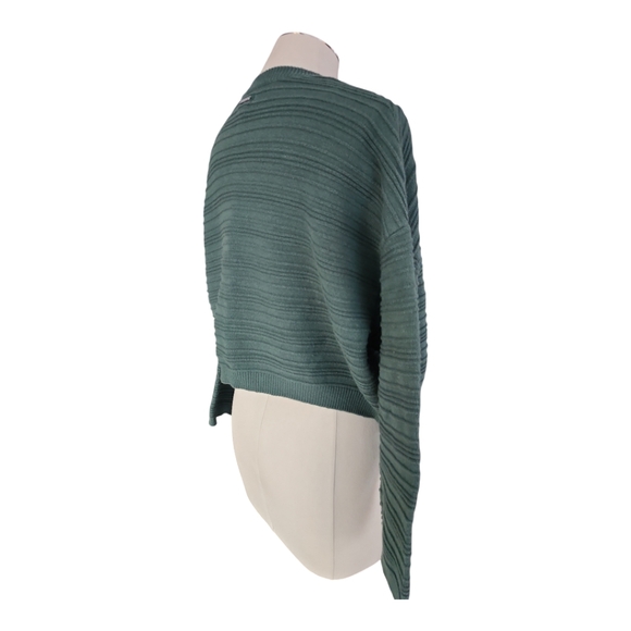 Billabong Chasing Light Scoop Neck Ribbed Sweater – Size L, Emerald Bay Green - Picture 6 of 11